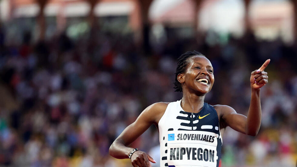 Record-breaker Kipyegon, Warholm set Monaco Diamond League alight